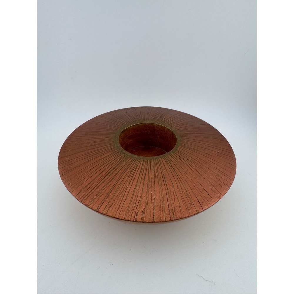 Ron Dey Turned Wood Bowl‎ Elm 2011 Decorative Art Piece